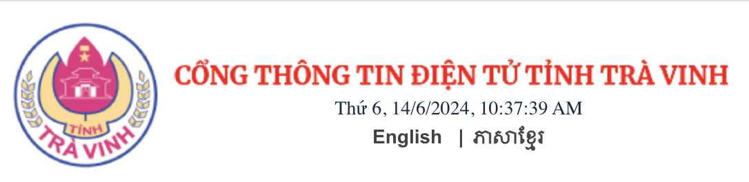 Cổng thông tin Điện Tử tỉnh Trà Vinh